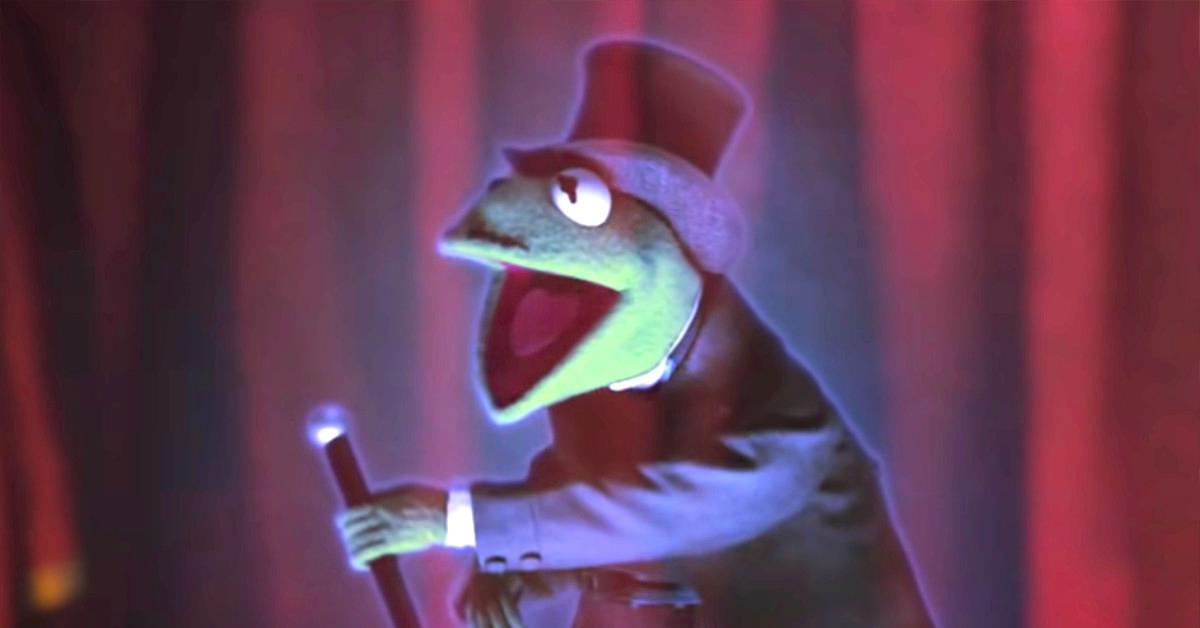 Kermit in "Muppets Haunted Mansion"