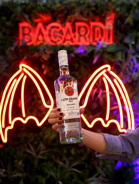 A Bacardi bottle