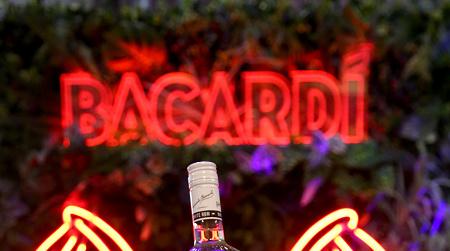 A Bacardi bottle