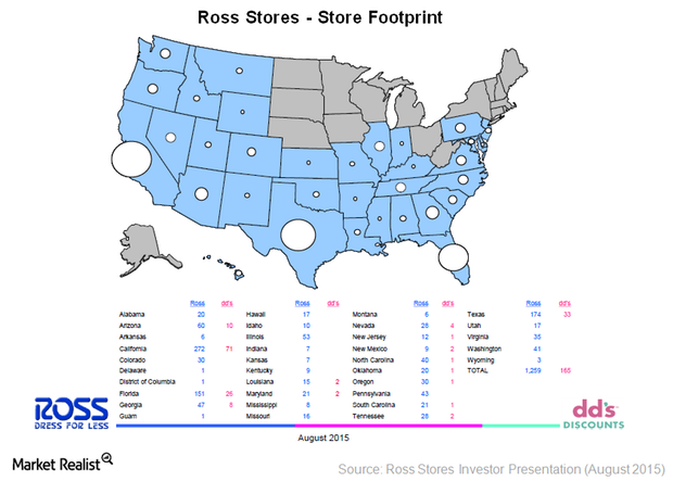 Understanding Ross Stores Business Model   Rost Store Footprint1 