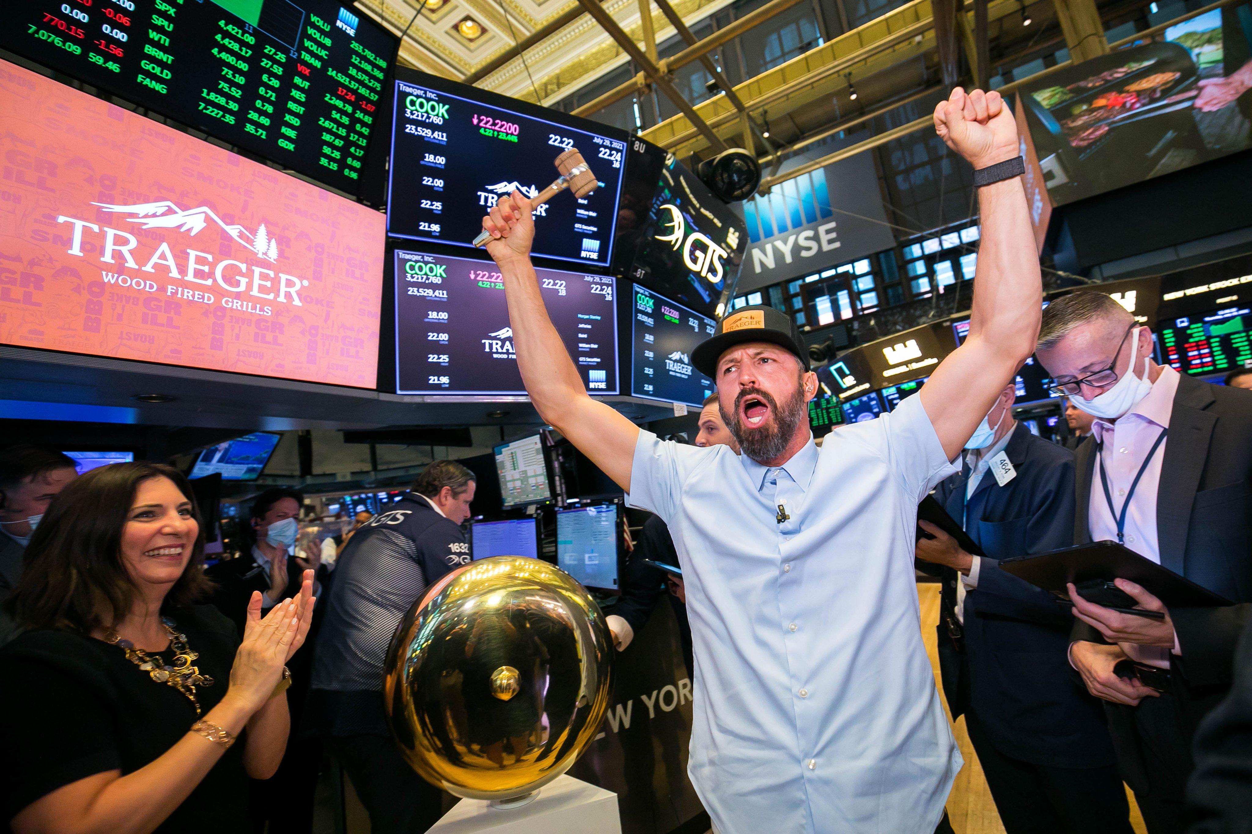 Traeger debuts on the NYSE