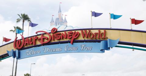 Entrance sign at Walt Disney World