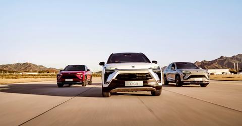 NIO vehicles