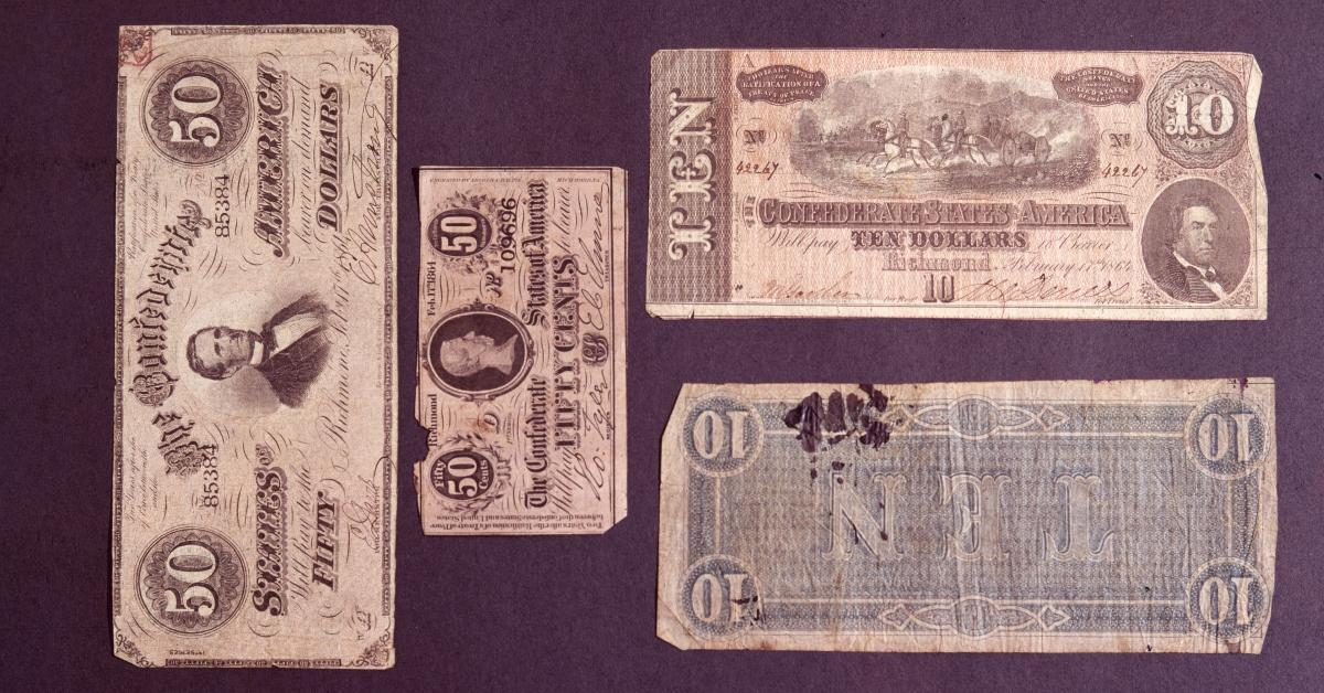 Confederate money