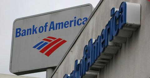 Bank of America sign