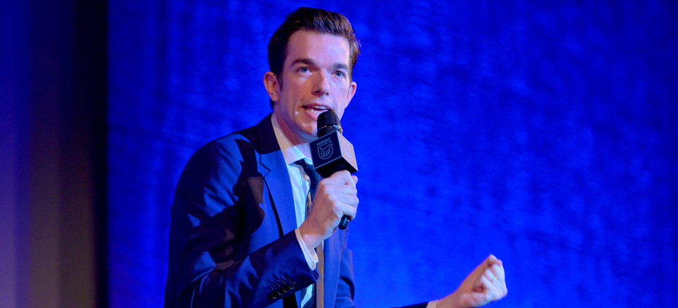 John Mulaney doing stand up