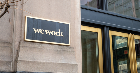 WeWork sign