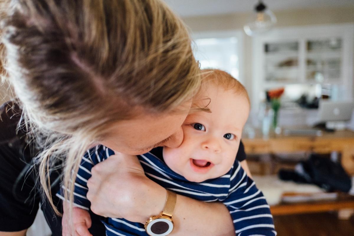 A woman and her son