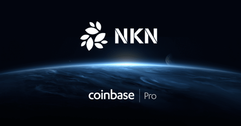 NKN logo and Coinbase