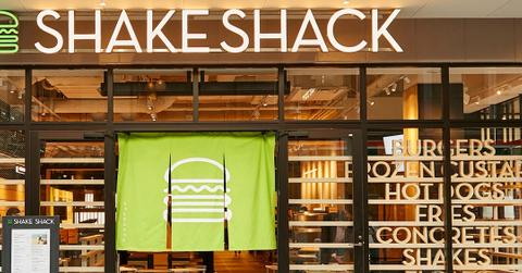 Shack Shack sign and storefront