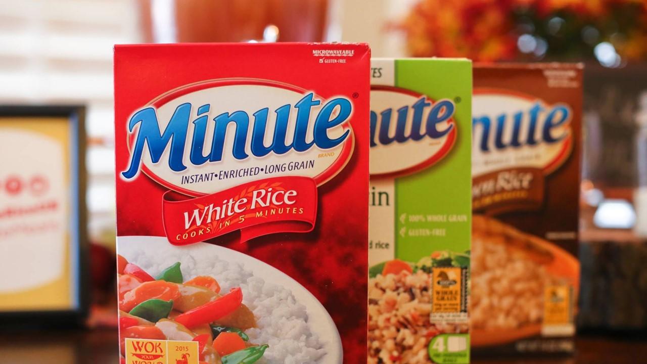 Boxes of Minute Rice