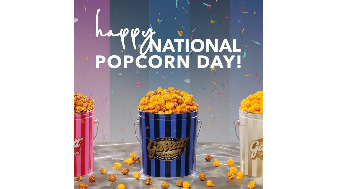 Garrett Popcorn has a deal for National Popcorn Day