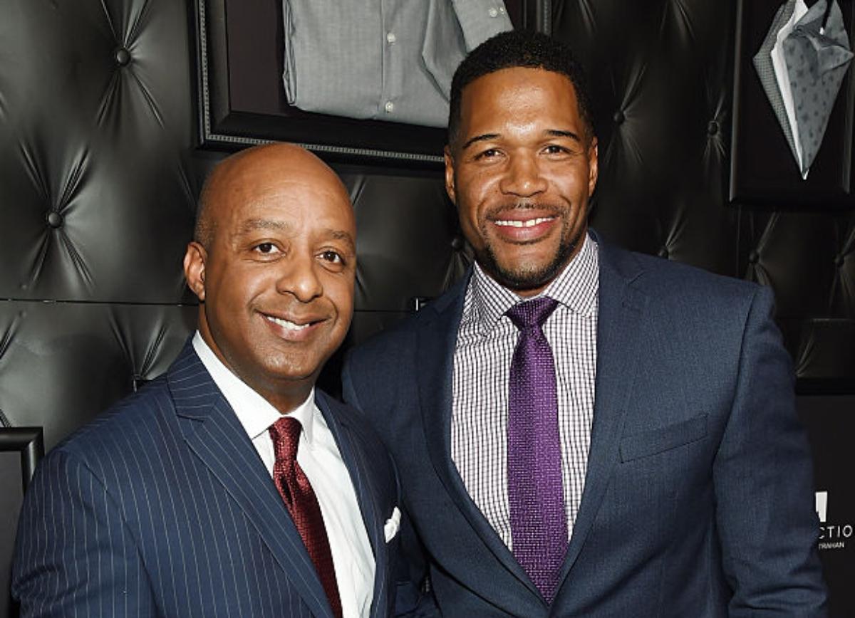 Marvin Ellison and Michael Strahan