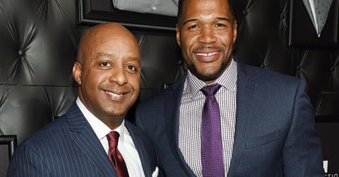Marvin Ellison and Michael Strahan
