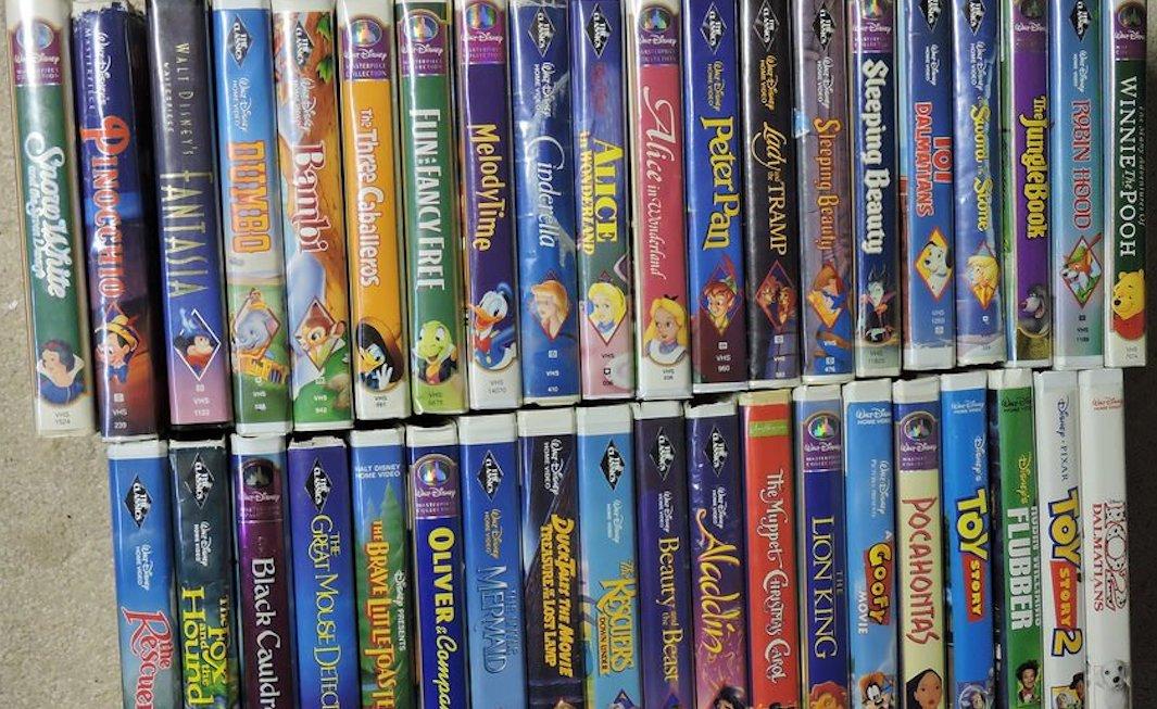 Walt Disney Home Video The Classics VHS 5 Lot Movies