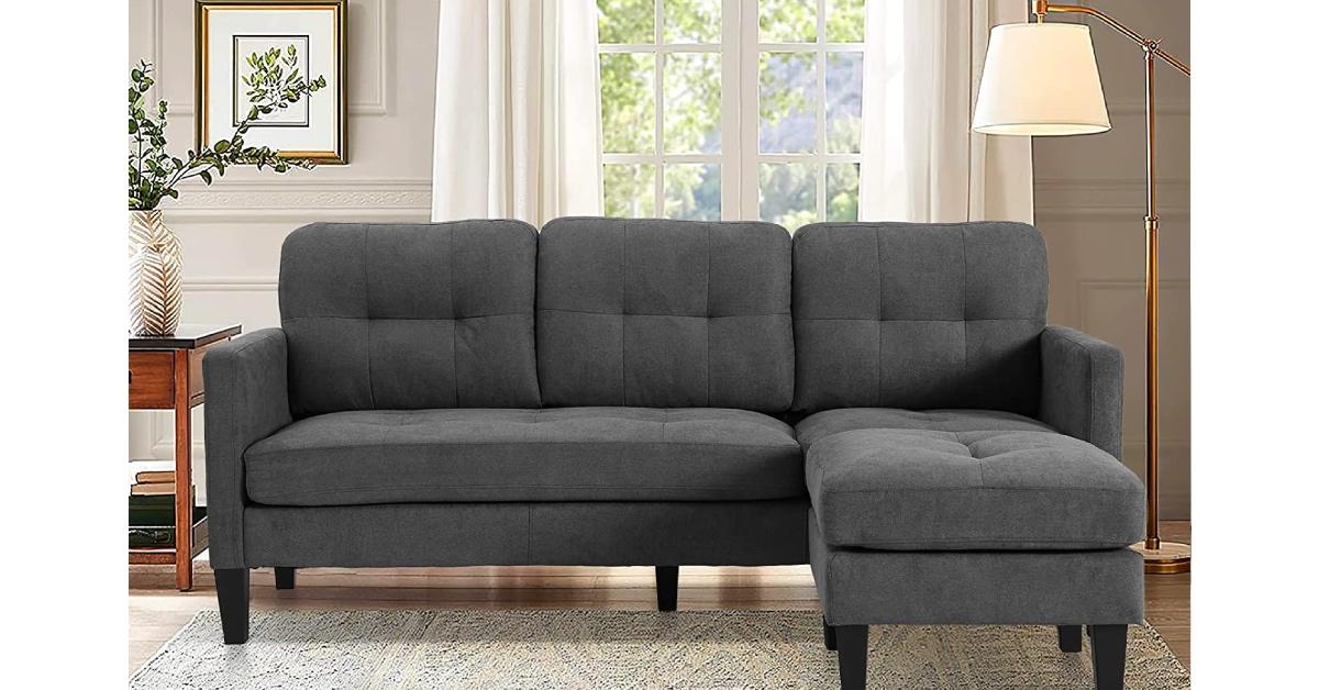 Grepatio Convertible Sectional Sofa Couch