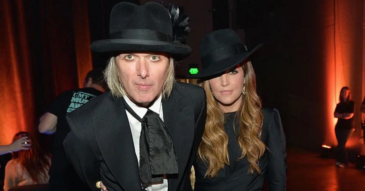 Michael Lockwood with Lisa Marie Presley at the 2013 CMT Music Awards.