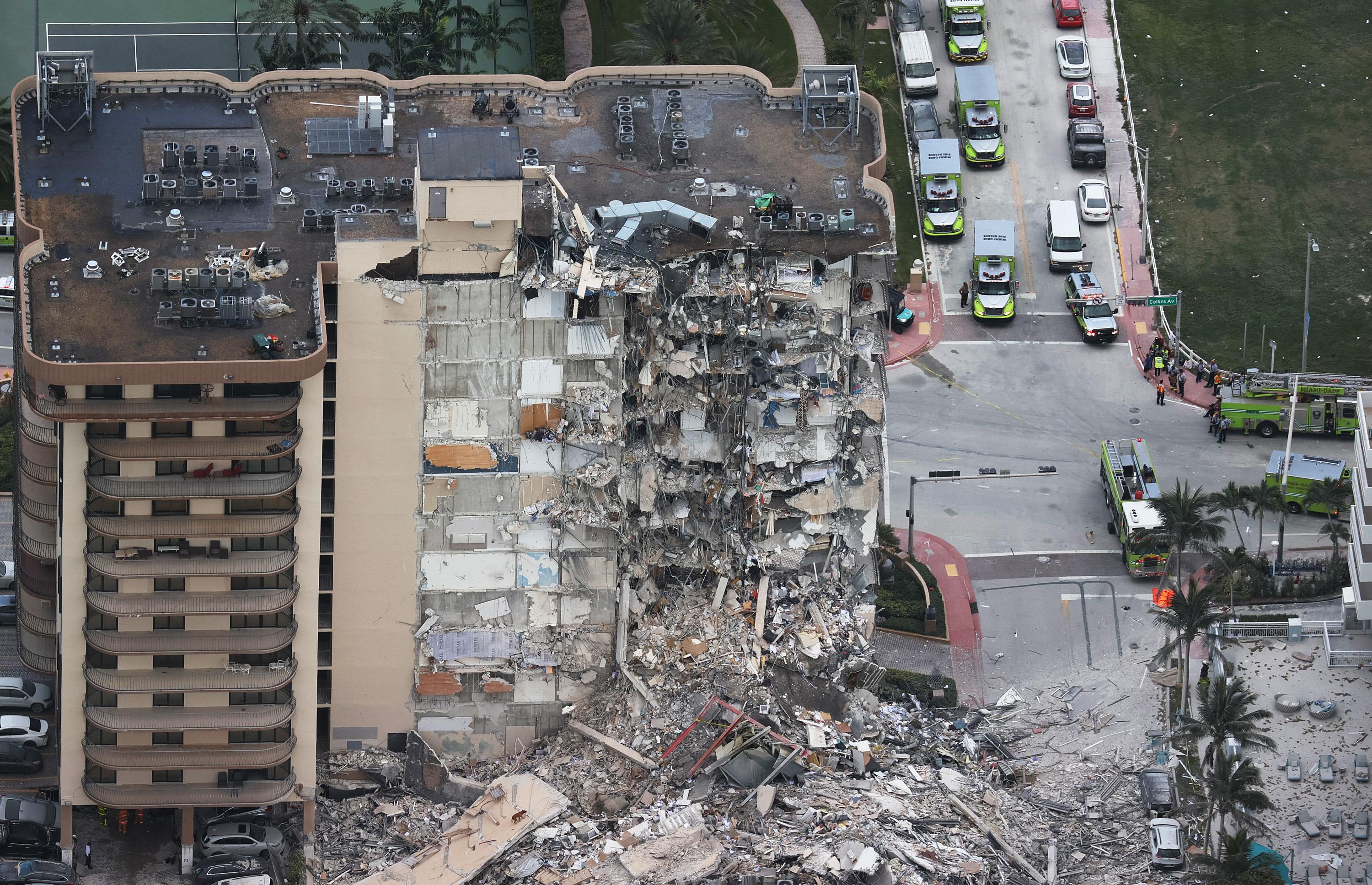 Condo collapse in Miami