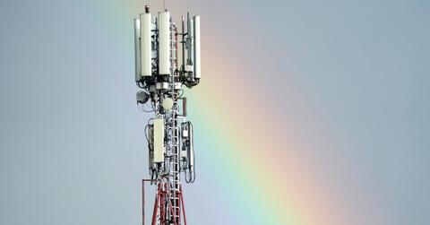 Mobile phone network tower