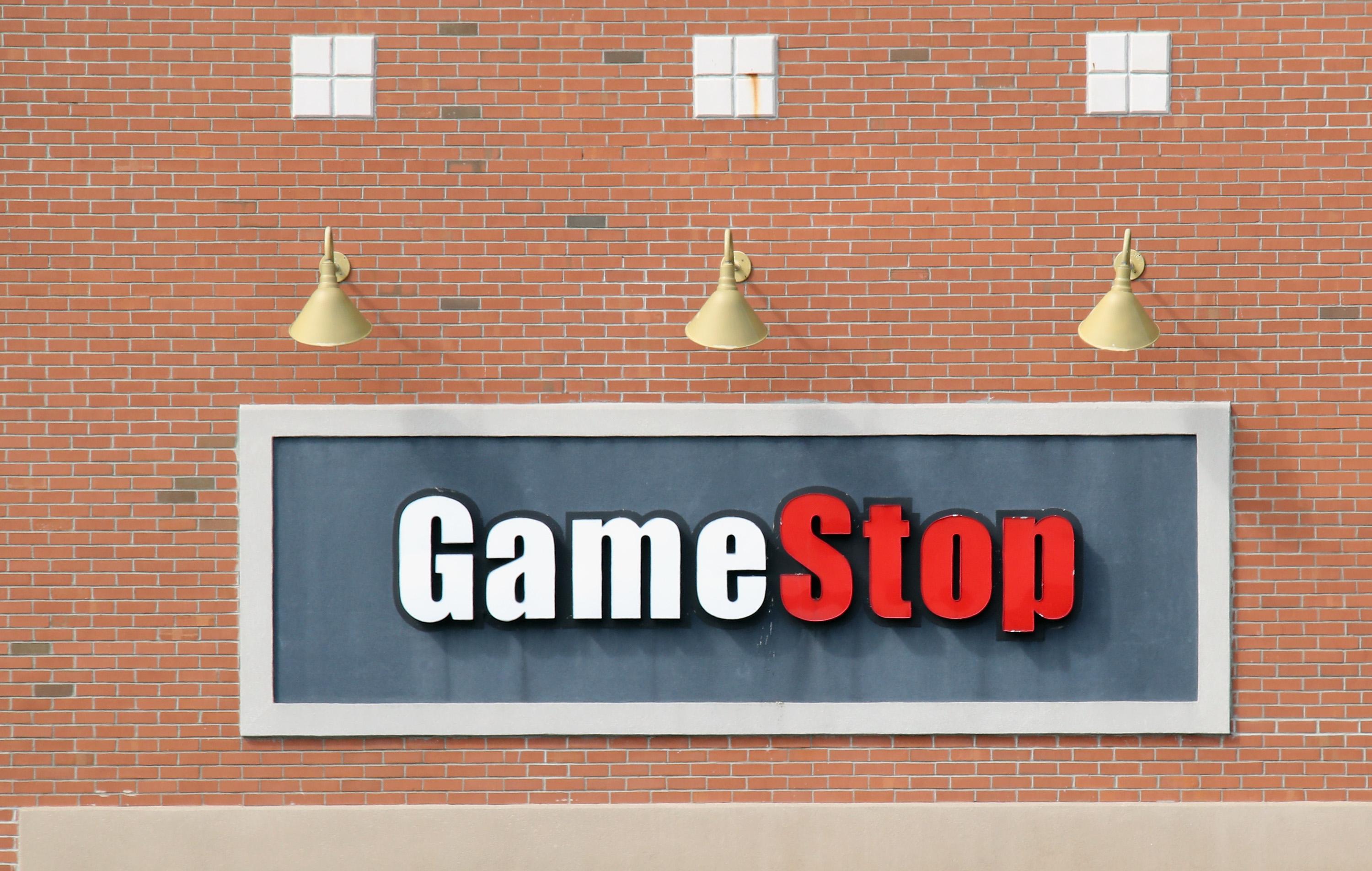 GameStop building sign
