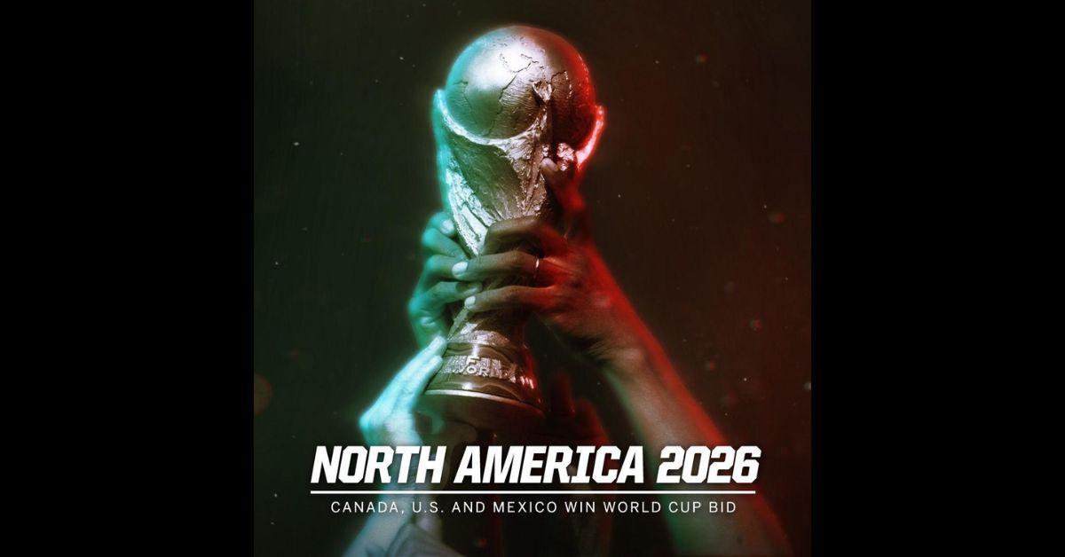 The World Cup trophy and date for 2026