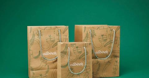 Allbirds paper bags