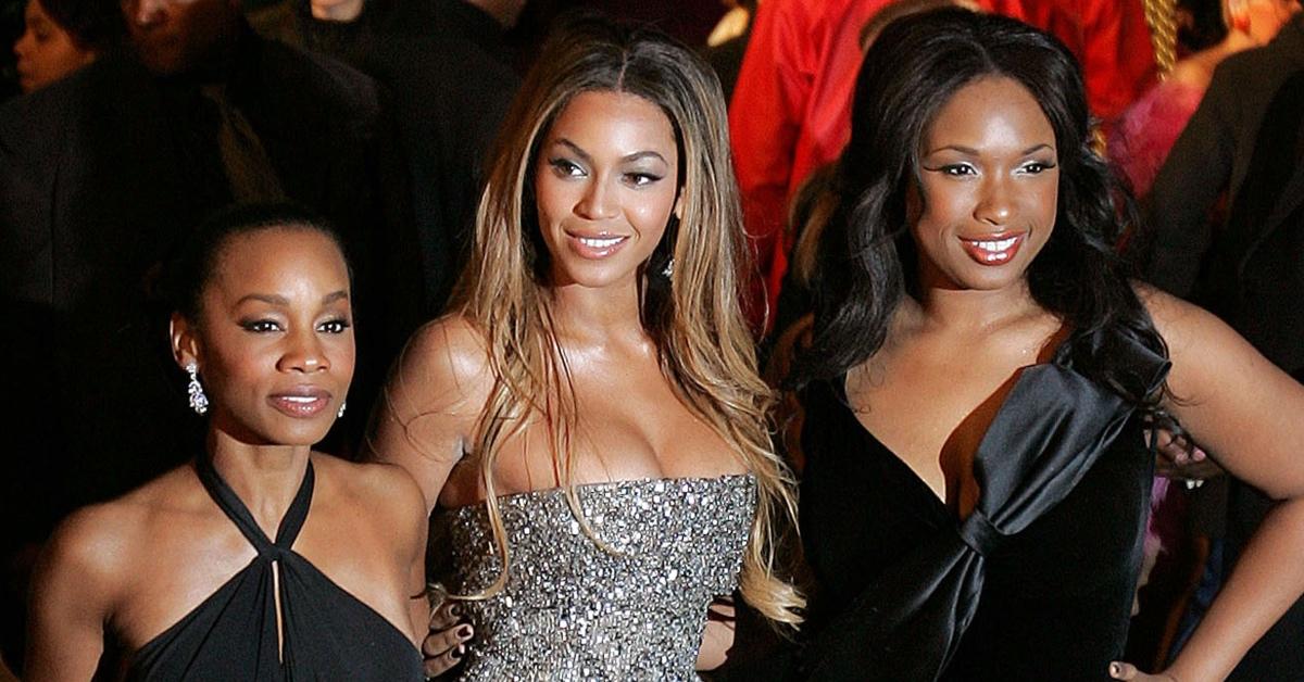 L-R: Anika Noni Rose, Beyoncé Knowles, Jennifer Hudson in 2006