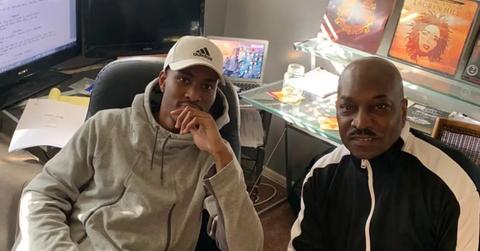 Clifton Powell Jr. and his dad Clifton Powell Sr.