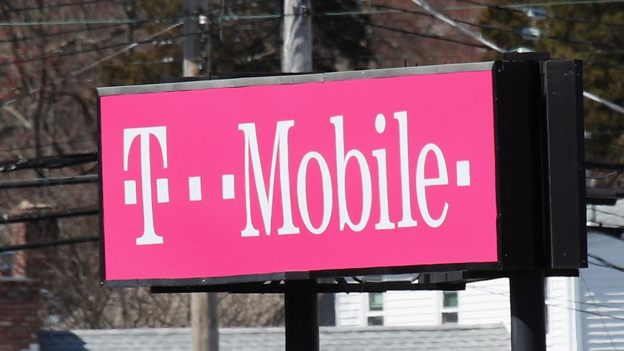 A T-Mobile sign