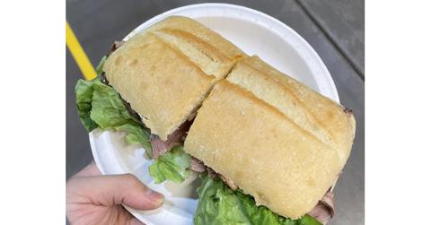 Costco roast beef sandwich