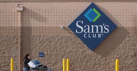 A Sam's Club sign
