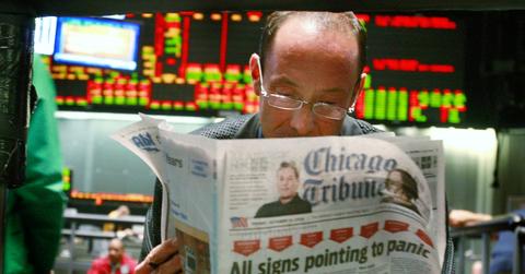 Stock quotes in background