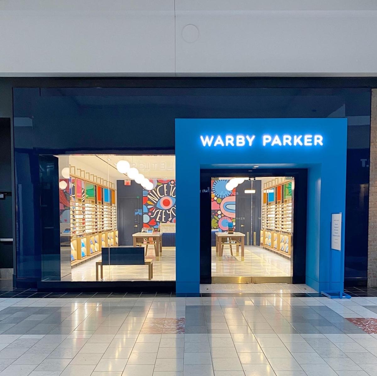 One of the Warby Parker retail locations