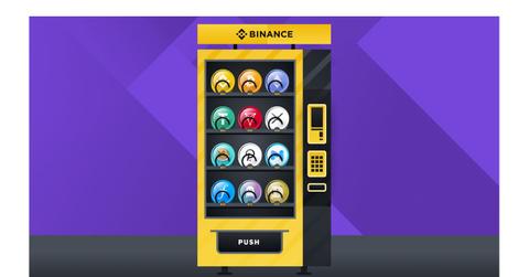 Binance vending machine