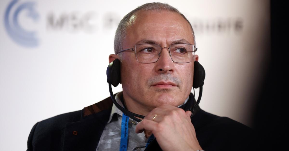 Mikhail Khodorkovsky participates in the panel "Russia Reimagined: Visions for a Democratic Future."