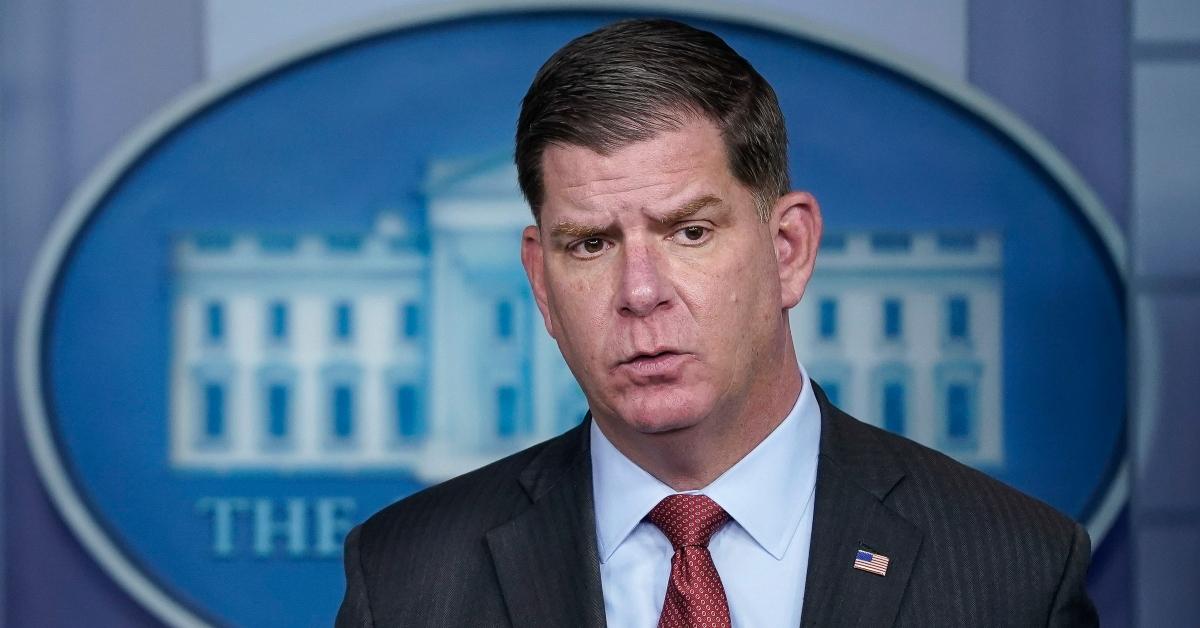 Labor secretary Marty Walsh