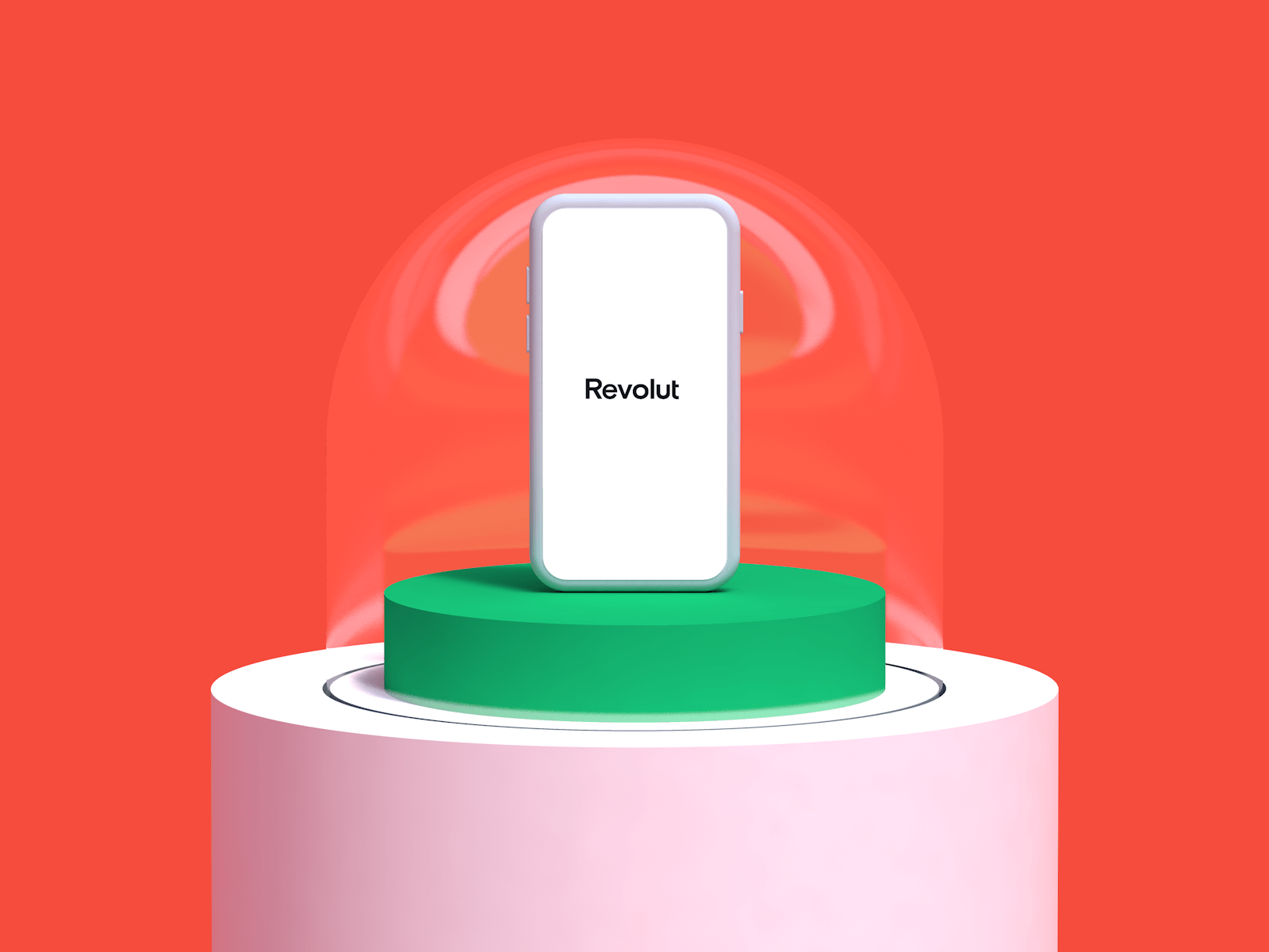 Illustration of Revolut phone