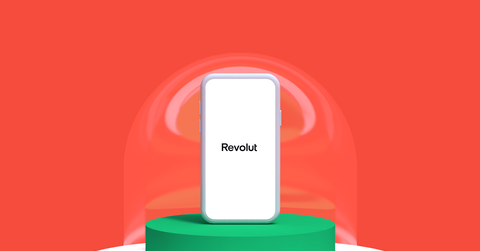 Illustration of Revolut phone