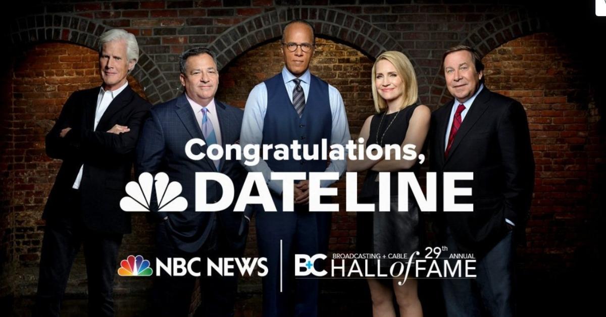 Keith Morrison with other NBC Dateline hosts