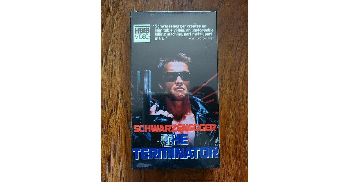 The Terminator VHS tape