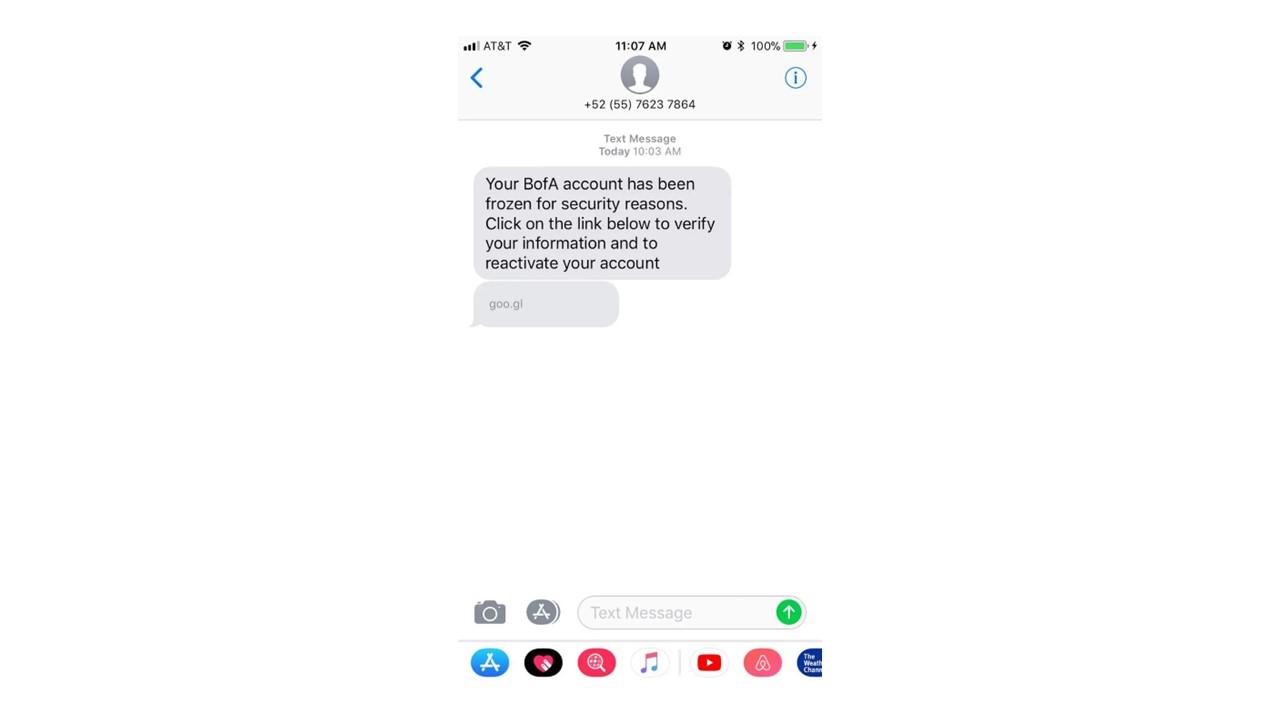 Bank Of America Text Alert Scam — How To Spot A Fake 7595