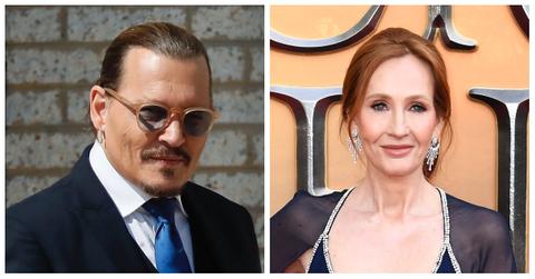 Johnny Depp and J.K. Rowling