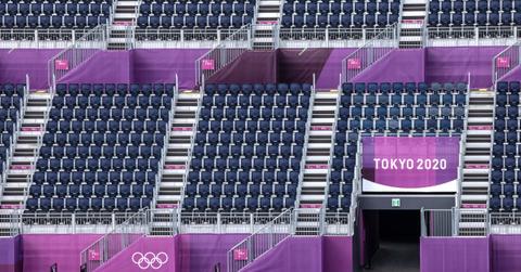 Empty stands at the Tokyo Olympics
