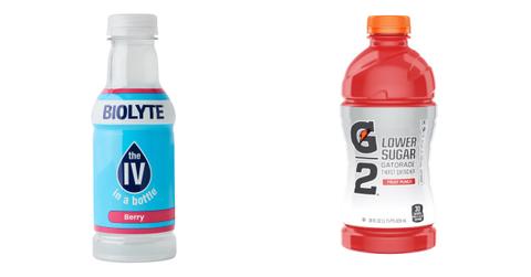 Biolyte and Gatorade