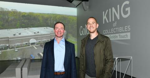 Ken Golden and Ross Hoffman at the 'King of Collectibles: The Goldin Touch' premiere party