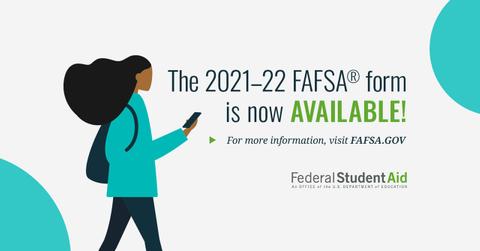 Banner for finding the FAFSA form