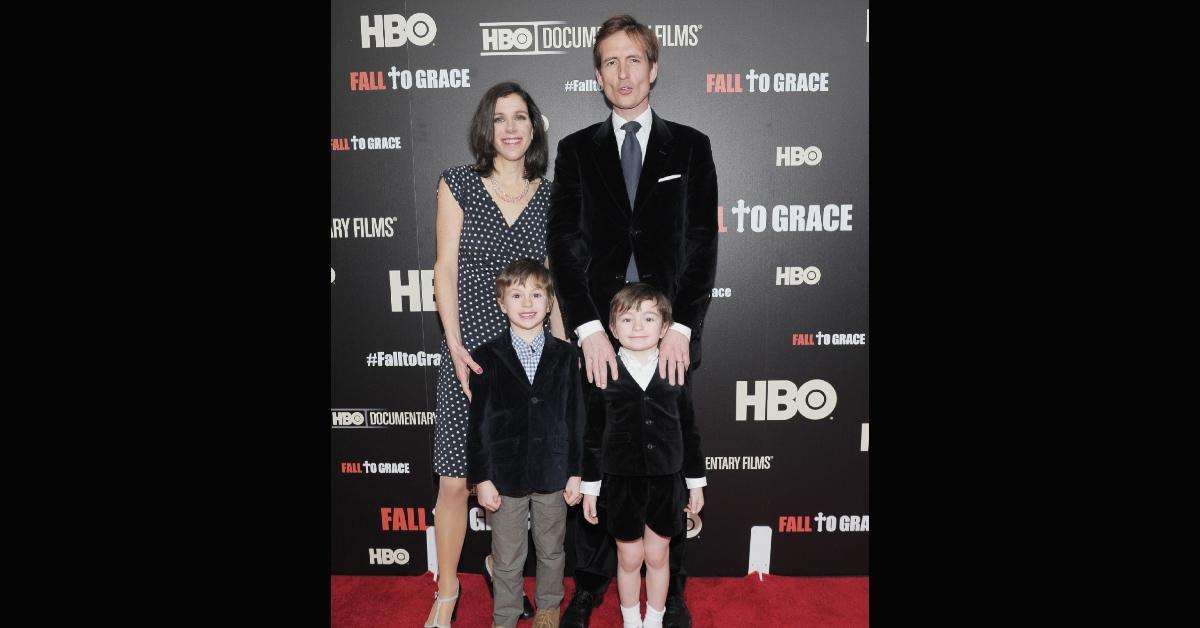 Alexandra Pelosi with her husband and sons