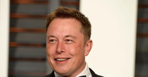 Elon Musk in suit