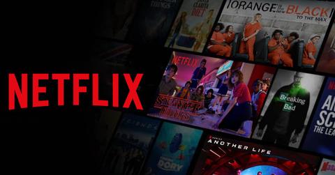 Netflix logo and website screenshot