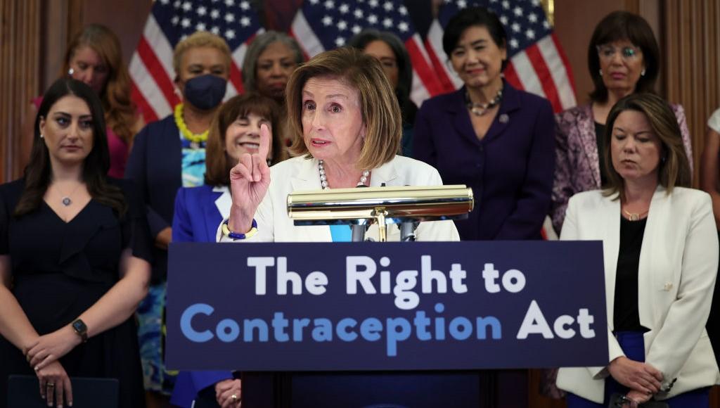 Nancy Pelosi speaking about the Right to Contraception Act